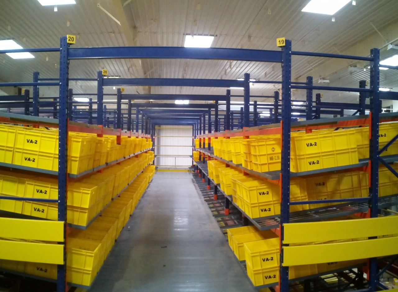 Boltless racking installed for a quick commerce fulfilment client